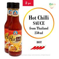 Aštrus čili padažas, Hot Chilli Sauce, Healthy Boy Brand, 2x250ml.