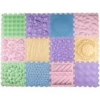 Ortho Puzzle: Ortopedinio masažo kilimų rinkinys, 12 vnt. - Macaroons