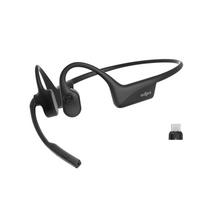 SHOKZ OpenComm2 2025 atnaujinimas belaidis „Bluetooth“ kaukolės laidumo vaizdo konferencijų ausinės su USB-C įkrovimo prievadu | 16 val. pokalbio laikas, 29 m belaidžio ryšio diapazonas, 1 val. įkrovimo laikas | Įeina triukšmo slopinimo mikrofonas, juodas