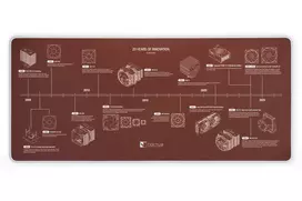 NOCTUA NP-DM3 90x40 cm jubiliejinė kilimėlis, stalo kilimėlis