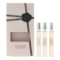 Set Viktor & Rolf: Flowerbomb Ruby Orchid Eau De Parfum For Women, 10 ml + Flowerbomb Nectar Eau De Parfum For Women, 10 ml + Flowerbomb Eau De Parfum For Women, 10 ml