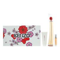 Set Kenzo: Flower L'absolue Eau De Parfum For Women, 100 ml + Flower L'absolue Eau De Parfum For Women, 10 ml + Flower L'absolue Hydrating Body Lotion, 75 ml