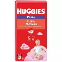Sauskelnės 12-17kg HUGGIES PANTS GIRL, 44 vnt.