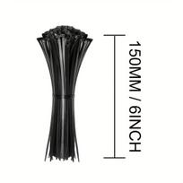 Kabelių tvirtinimo juostos, 150 vnt, 15,24 cm