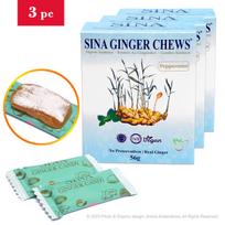 Imbieras ir pipirmėtė pastilės, Sina, 3x56g