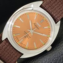 AUTENTIŠKAS HMT rankinio užvedimo rudas ciferblatas vyriškas laikrodis a426479-2