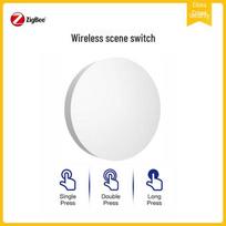 „Tuya Zigbee“ vieno mygtuko belaidis scenos jungiklis: Išmaniųjų namų sieninis jungiklis one-button scene switch 1