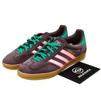 adidas Gazelle Indoor Tamsiai rudos Rožinės Žalios Aksominės W - JI2714 Naujas Dydis EU 36.5 ruda