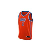 Nike X NBA Krepšinio marškinėliai Thunder Alexander SGA Išvykos Sportiniai Kvėpuojantys Jaunimo Vaikų marškinėliai 3Y2B7BXJP-THUSG M