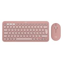 Logitech Pebble 2 Combo Tastatur Maus enthalten Universal RF Wireless + Bluetooth QWERTZ Deutsch Pink (920-012205)