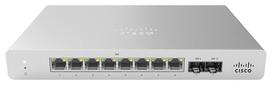 Cisco - Meraki Cloud Managed MS120-8 - Switch - managed - 8 x 10/100/1000 (PoE+) + 2 x Gigabit SFP wandmontierbar Desktop PoE+ (124 W)
