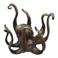 Aštuonkojo skulptūra namų dekoravimui, dervos ornamentas, svetainei, sodui, kraštovaizdžiui, vandenynui, smagus lietas, puodelio laikiklis, nauja