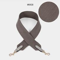 6cm Wide Cowhide Canvas Shoulder Strap for Versatile Crossbody Bucket Bags 100cm brown