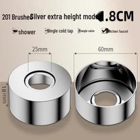 Šlifuoto nerūdijančio plieno dušo vamzdžio apdailinė plokštelė 60mm W x 18mm H