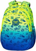 MOKYKLINĖ KUPRINĖ JERRY 21 L „FOOTBALL“, 1–2 KLASĖMS, GELTONA / MĖLYNA