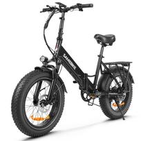 SAMEBIKE LOTDM200-II Suaugusiųjų elektrinis dviratis 750W mažo triukšmo variklis 48V13Ah apsaugota baterija įvairių spalvų pasirinkimai pritaikytai važiavimo patirčiai juoda