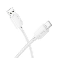 HOCO USB A to USB C Cable, 3A, 1 m, White, X113
