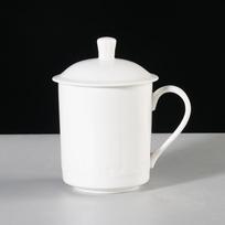 Jingdezhen puodelis namų apyvokos keramikinis puodelis su dangteliu didelės talpos vandens puodelis biuro puodelis komercinės konferencijos puodelis graviravimas 500ml
