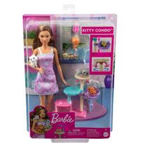 Lėlė Barbie su kačiukų nameliu Kitty Condo HHB70