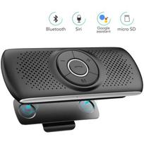 Laisvų rankų įranga automobiliui Bluetooth, 4.2 Garsiakalbis Integruotas mikrofonas su spaustuku Laikiklis GPS, TF kortelės lizdas Automatinis pakartotinis prisijungimas