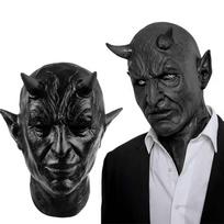Halloween Horror Mask Magic Horns Adult Zombie Monster Vampire Role Playing Demon Realistic Fear Party Party Game Props