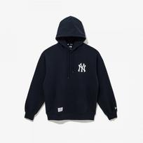 New Era Mlb New York Yankees su lopais džemperis su gobtuvu Tamsiai mėlynas 14742030 navy/XL black
