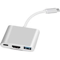 Adaptateur USB-C 3 en 1 - Apple - Hub USB 3.1 - HDMI - Chargeur - OTG