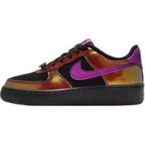 Nike Air Force 1 Lv8 GS Juodi Ryškiai Avietiniai Vaikų Sportbačiai IQ2736-001 38.5