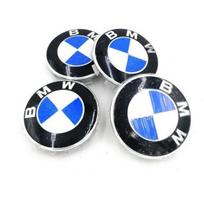 4 X 68mm RATLANKIO DANGTELIS BMW KLASIKINIAM CENTRUI MĖLYNAS LOGOTIPAS NAUJAS SKERSMUO
