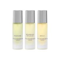 Set Thameen London: Fanfare Eau De Cologne Unisex, 10 ml + Bohemian Infusion Eau De Cologne Unisex, 10 ml + Bravi Extrait De Parfum Unisex, 10 ml