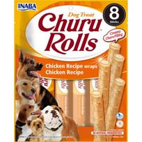 INABA Churu ritinėliai šunims – vištiena 3x(8x12g) + vištiena su lašiša 3x(8x12g)