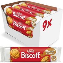 "Lotus Biscoff" | Sumuštinių dėžutės | Original Biscoff-Creme-Füllung | Vegan | Kein Zusatz von Aromen oder Farbstoffen | 15 dėžučių kiekvienoje pakuotėje | 9 x 150g | 1,35 kg