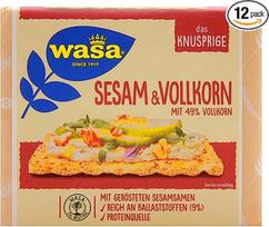 wasa Sezamo ir viso grūdo traškučiai, 12 vnt. (12 x 200 g)