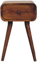 Artisan Furniture Riešutmedžio Mini naktinis staliukas su 1 stalčiumi