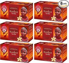 "Teekanne Rooibos Vanilla Tea New Edition" 6 pakuočių pakuotė (6 x 20 arbatos maišelių) 6 x 35 g