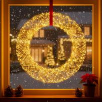 LED šventinis vainikas 720 LED 45 cm