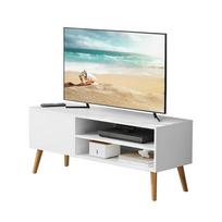 TV spintelė 120x40x49 cm medinė balta