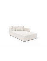 LIVING MAXI SU VIENU PORANKIU (131x165cm) modulinis šezlongas, poilsio gultas