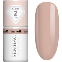 Semilac Easy Off Step 2 gelinis nagų lakas, stingstantis UV / LED lempos šviesoje atspalvis Caffe Frappe 7 ml