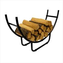 Malkų laikiklis Begryf, Log Cradle 93, 93×50×58 cm, juodas