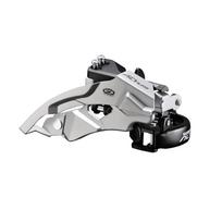 Priekinis pavarų perjungiklis Shimano Altus M370 // 3x9 speed, Dual Pull, 31,8 mm