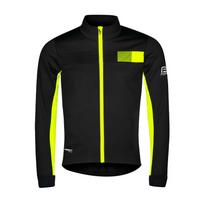 Vaikiška striukė FORCE FROST KID Softshell // 141-153 cm, -5 °C iki +5 °C (juoda/salotinė)