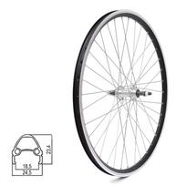 Galinis ratas Dynamic 26" // V-Brake, 36H, užsukamas žvaigždžių blokas, veržlė, aliuminis, dvigubas