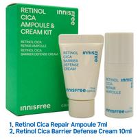 Innisfree Retinol Cica ampulės ir kremo duetas 1 set (1 box)