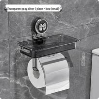 Aige Adhesive Wall-Mounted Round Toilet Paper Holder