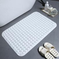 Pagrindinis Neslystantis dušo grindų kilimėlis Vonios kilimėlis Siurbimo puodelis Masažo taško kilimas 63*35cm balta