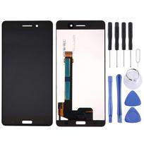 TFT LCD ekranas, skirtas Nokia 6 TA-1000 TA-1003 TA-1021 TA-1025 TA-1033 TA-1039, su lietimui jautriu stiklu, pilnas surinkimas  (Juoda) juoda