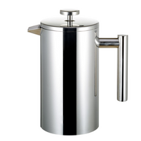 French press nuspaudžiamas metalinis kavinukas 380 ml
