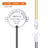 110V/220V/AC12V Kiaušinių vartymo variklis 50Hz Inkubatoriaus automatinis kiaušinių vartymo variklis Sinchroninis variklis 2.5/3 aps./min 50KTYZ-21 Ūkio Vištienos