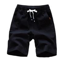 Vyriški šortai Vienspalviai Vidutinio juosmens Kišenės Vidutinio juosmens Greitai džiūstantys Raištelis Vasariniai Raišelio užsegimo Kelnių ilgis Streetwear M juoda